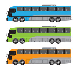 10 Wheel Bus Vector and Illustration