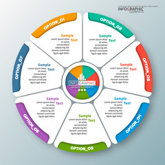 Abstract 3D Paper Infographics