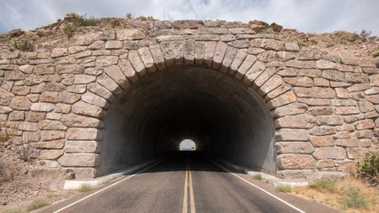 Zelfklevend Fotobehang Tunnel near Rio Grande Overlook, Big Bend National Park, Texas   © st_matty