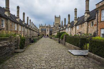 Wells Cathedral, Somerset, England, UK (Choir Dwellings)
