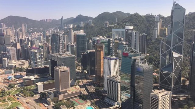Hong Kong Skyline mit Bank of China Tower - Timelapse 4