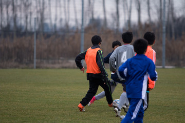 Obraz premium Azione di gioco calcio a undici