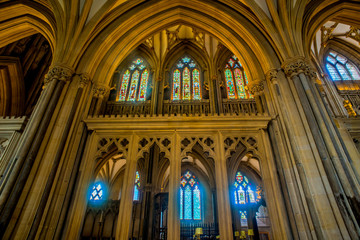 Fototapeta premium Wells Cathedral, Somerset, England, UK 