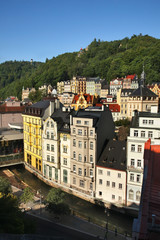 Fototapeta na wymiar View of Karlovy Vary. Bohemia. Czech Republic