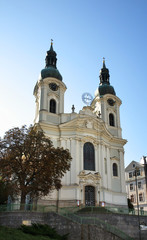 Fototapeta na wymiar Church of St. Mary Magdalene in Karlovy Vary. Bohemia. Czech Republic