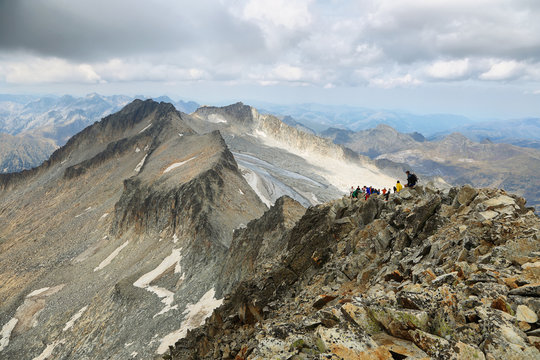 Aneto Peak (highest in Pyrenees) in Huesca, Spain