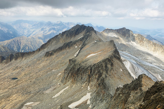 Aneto Peak (highest in Pyrenees) in Huesca, Spain