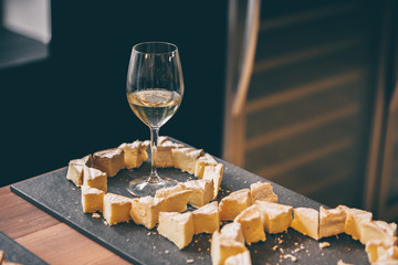 Champagne and wine tasting