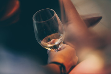 Champagne and wine tasting