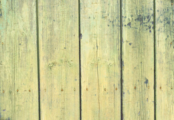 Old yellow green paint wood texture