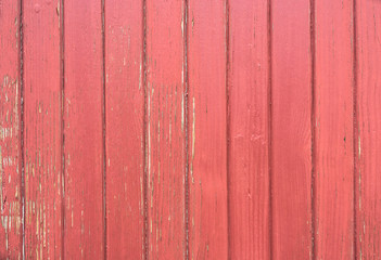 Red wood with old paint texture