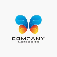 Butterfly logo design