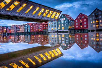 Trondheim city, Norway.