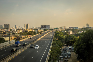 Fototapeta na wymiar Bangkok - Highway