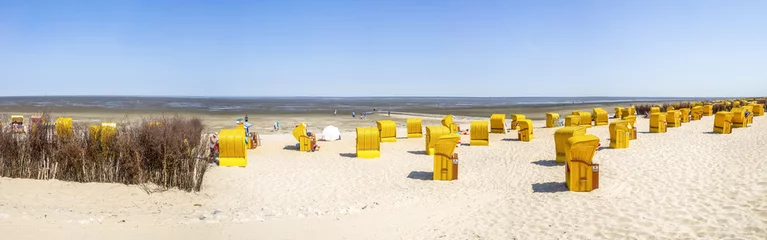 Zelfklevend Fotobehang Cuxhaven, Duhnen, Döse, het strand © Sina Ettmer