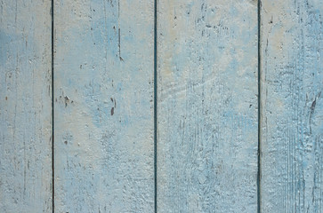 Vintage blue wooden wall background textur, close-up