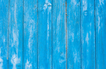 Fototapeta na wymiar Alte Bretter Wand Blau Holz Textur Hintergrund