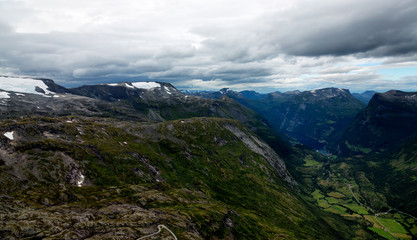 Fototapeta na wymiar Landscape of Norway,Geirangerfjord