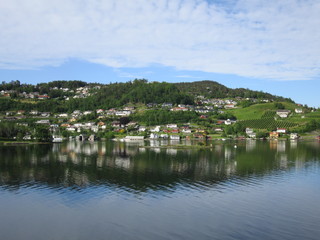 Fototapeta na wymiar Hadanger fjord