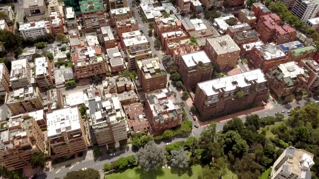panor&aacute;mica a&eacute;rea Bogot&aacute; carrera 7, sobrevuelo 6