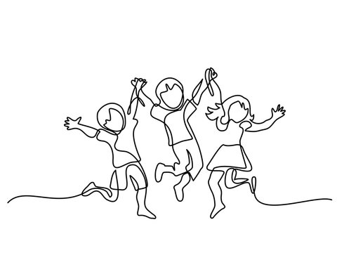 Drawing Outline Kids Royalty-Free Images, Stock Photos & Pictures