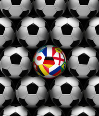 Ball auf dem Fussballplatz © Thaut Images