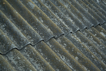 Obraz premium Old slate roof background