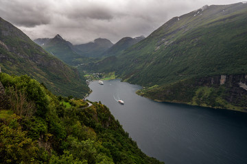 Fototapeta na wymiar Landscape of Norway..