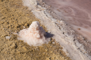 Obraz premium Salt Lake of Lipar, Sistan and Baluchistan, Iran