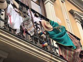 Decoración en Romería San Benito La laguna