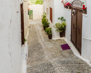 Fototapeta premium A typical view in the traditional village Omodos in Cyprus