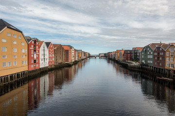 Urban landscape in Norway,Trondheim