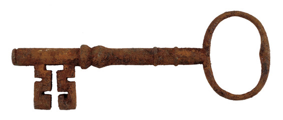 old rusty key 25