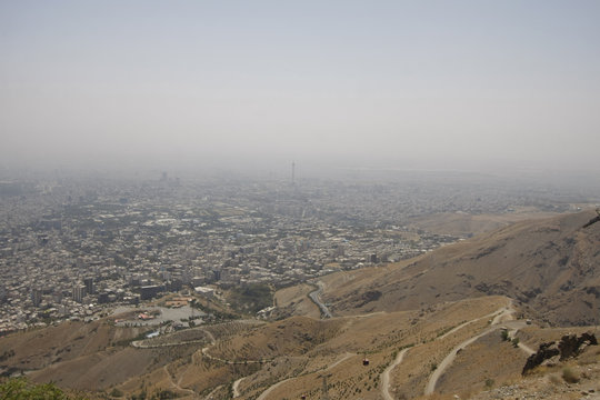 View of Tehran from the nearby Mount Tochal