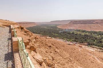 Fototapeta na wymiar River Oasis in the Morocco