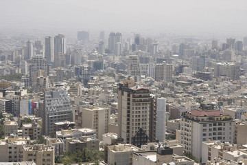 View of Northern Tehran, Iran
