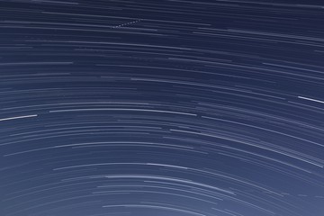 Starry sky composite photo