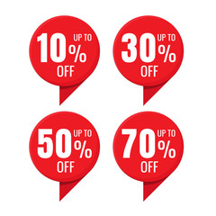sale button tag isolated vector illustration on white background. discount. Business