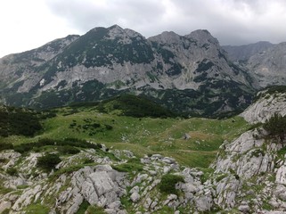 Mount Durmitor national park, Žabljak town in Montenegro