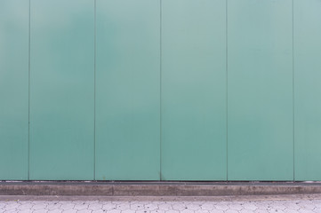 street wall background ,Industrial background, empty grunge urban street with warehouse brick wall