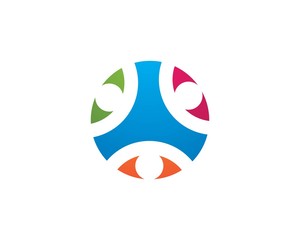 Obraz premium Community, network and social icon