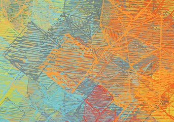 Fototapeta premium Abstract painting on canvas. Hand made art. Colorful texture. Modern artwork. Strokes of fat paint. Brushstrokes. Contemporary art. Artistic background image.