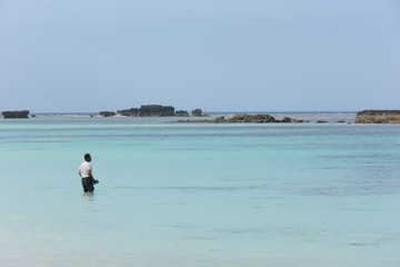 Fototapeta na wymiar 沖縄・最南端の波照間島