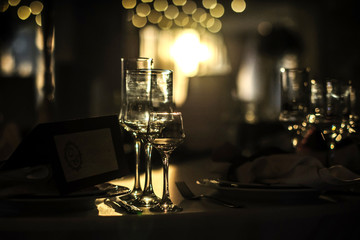 Cutlery arranged on a table