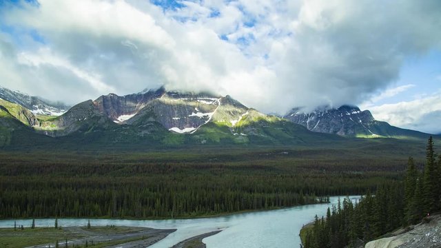 jasper national park alberta canada timelapse 4k