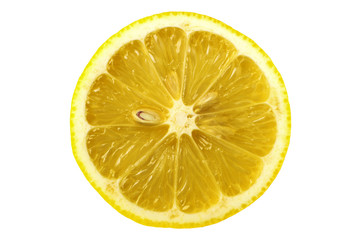 Cross-section of lemon
