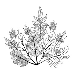 branch with leafs ecology icon vector illustration design