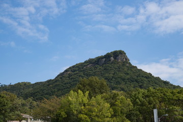 Fototapeta na wymiar Mt. YASHIMA(south peak) in Takamatsu city,Kagawa,Shikoku,Japan