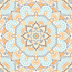 Fototapeta na wymiar Seamless pattern tile