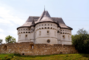 Fototapeta na wymiar The Pokrova church fortress is a unique architectural structure.